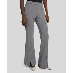 Theory Gray Slit Demitria Pull On Double Knit Jersey Women’s 10